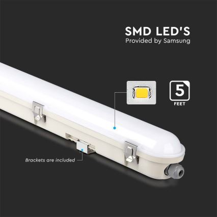 LED-putkityövalo hätämoduulilla EMERGENCY LED/48W/230V 4000K 150cm IP65