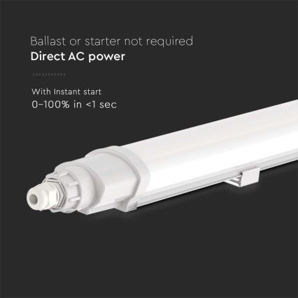 LED-putkityövalo LED/18W/230V 4000K IP65 60 cm