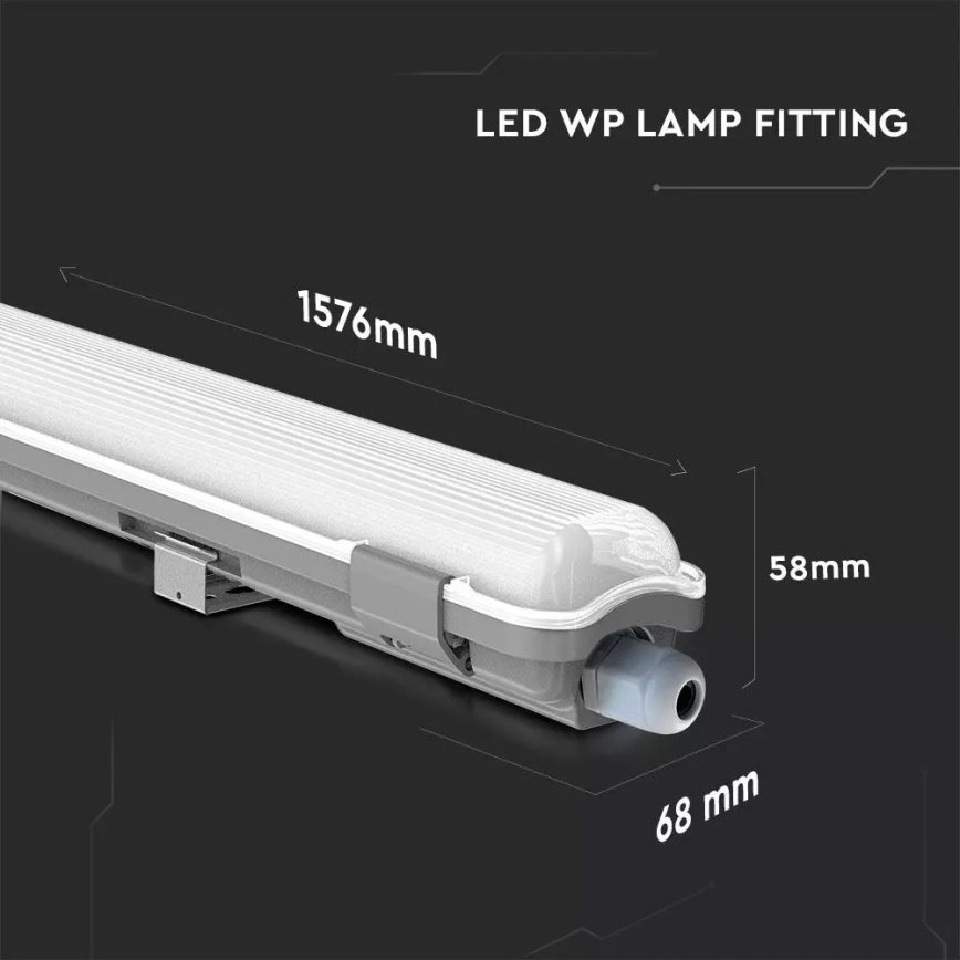 LED-putkityövalo LED/22W/230V 6400K 150cm IP65