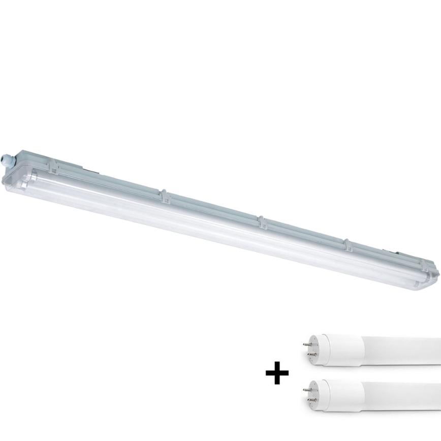 LED-putkityövalo T8 2xG13/18W/230V 4000K IP65 128,5 cm
