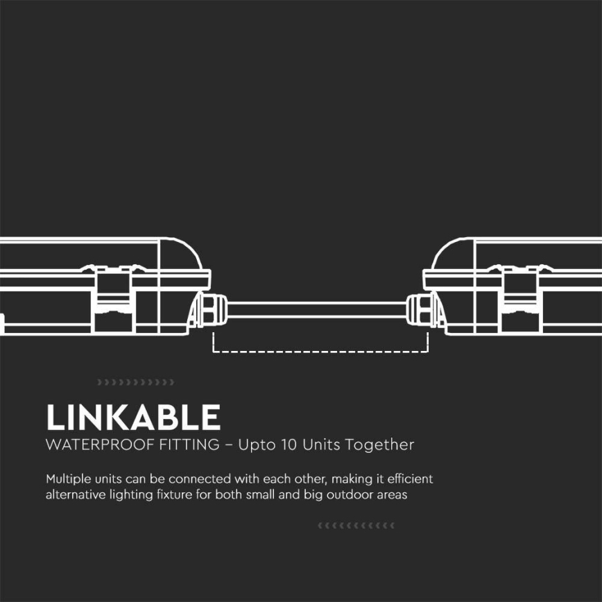 LED-putkityövalo X-SERIES LED/48W/230V 6500K 150 cm IP65