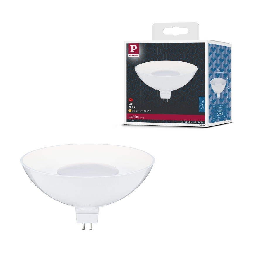 LED-reflektorilamppu GU5,3/4,9W/12V 3000K - Paulmann 28803
