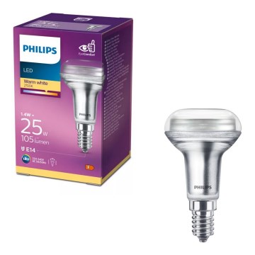 LED-reflektorilamppu Philips R50 E14/1,4W/230V 2700K