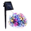 LED RGB aurinkoketju 50xLED/0,12W/1,2V 1xAA IP44 600 mAh