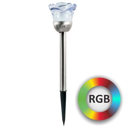 LED RGB aurinkokennovalo ROSE LED/1,2V 100 mAh IP44