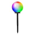 LED RGB -aurinkovalaisin SPHERE LED/1,2 V IP44 200 mAh Ø 20 cm