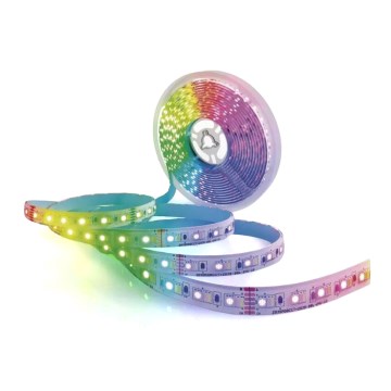LED RGB+CCT himmennettävä nauha GOSMART LED/21W/230V 5 m 2700-6500K IP44 Wi-Fi + kaukosäädin