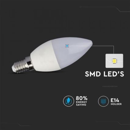 LED RGB himennettävä lamppu E14/3,5W/230V 6400K + kaukosäädin