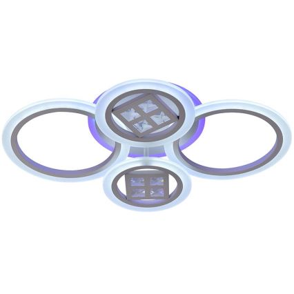 LED RGB himmennettävä pinta-asennettava kattovalaisin LED/50W/230V 3000-6500K + kaukosäädin