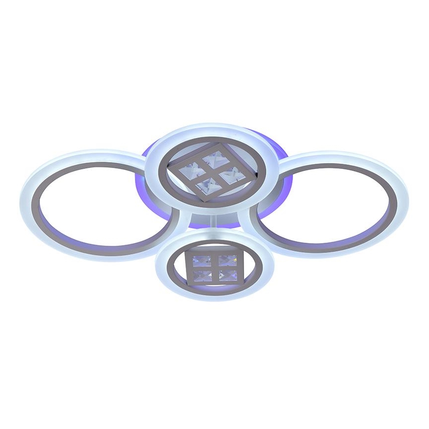 LED RGB himmennettävä pinta-asennettava kattovalaisin LED/50W/230V 3000-6500K + kaukosäädin