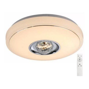 LED RGB Himmennettävä kattovalo MAGIC DISCO LED/18W/230V + kauko-ohjain