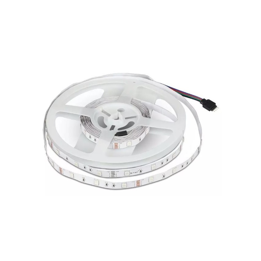 LED RGB himmennettävä nauha 2x5m LED / 4,8W / 230V + RC