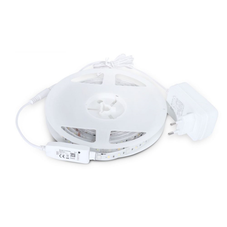 LED RGB Himmennettävä nauha LED/24W/230V 5m 3000-6000K Wi-Fi Tuya