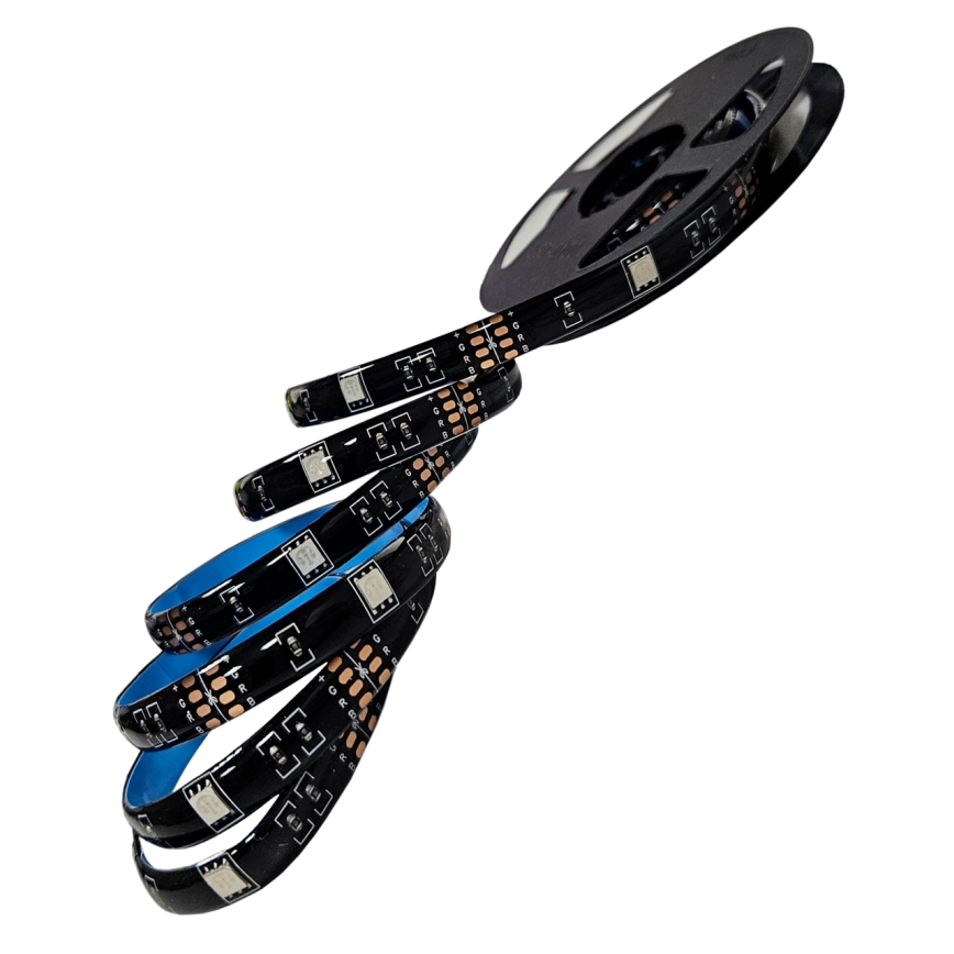 LED RGB Himmennettävä nauha LED/6W/5V USB 2 m + kauko-ohjaus