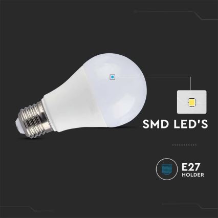 LED RGB Himmennettävä polttimo A60 E27/8,5W/230V 3000K + kaukosäädin