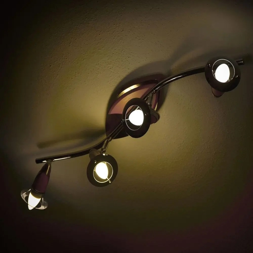 LED RGB himmennettävä polttimo E14/4,8W/230V 4000K + kaukosäädin