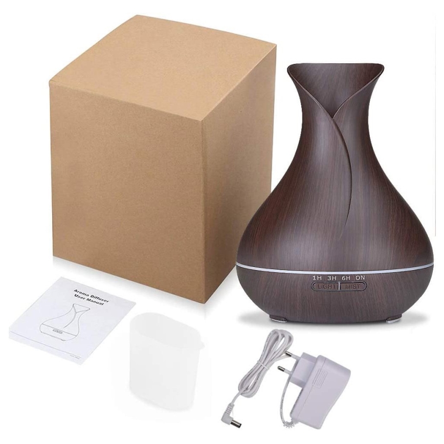 LED RGB Ilmankostutin ja ionisaattori 400 ml