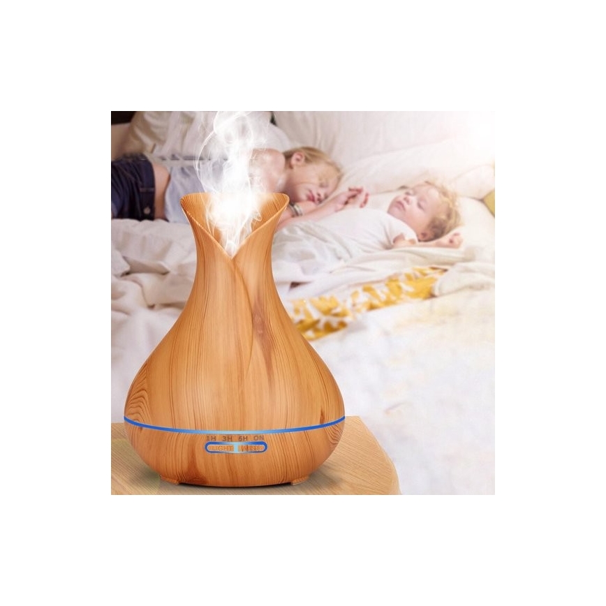 LED RGB Ilmankostutin ja ionisaattori 400 ml