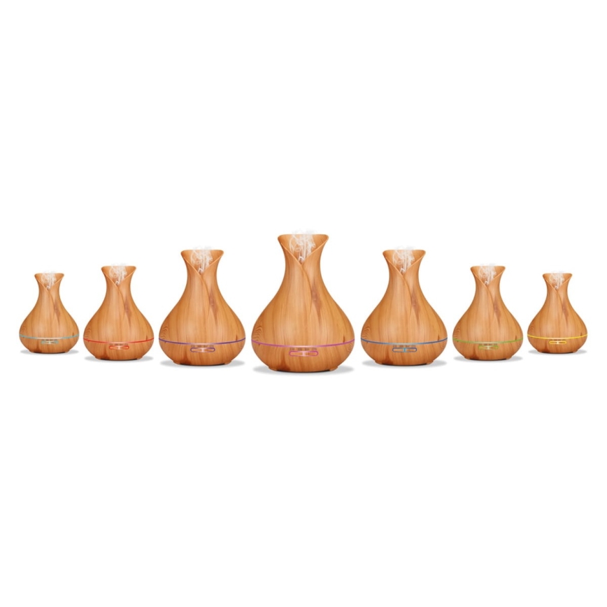 LED RGB Ilmankostutin ja ionisaattori 400 ml