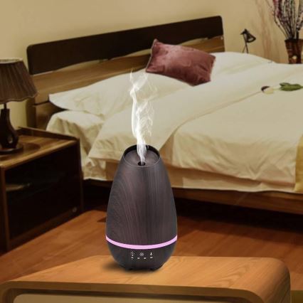 LED RGB -ilmankostutin ja ionisaattori 500 ml