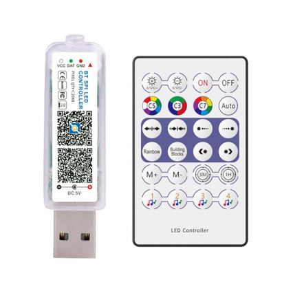 LED RGB jouluvalosarja LED/10W/5V 10 m USB + kaukosäädin