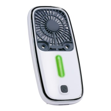 LED RGB ladattava taskutuuletin sumutusefektillä 3,7V 1200 mAh