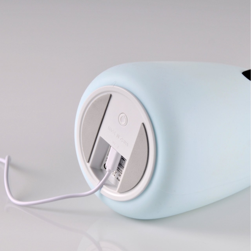 LED RGB Lasten kosketuslamppu BEAR LED/0,8W/5V sininen