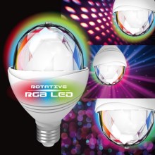 LED RGB Polttimo DISCO A60 E27/3,2W/230V