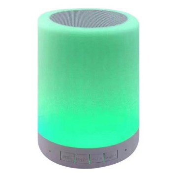 LED RGB Pöytälamppu kaiuttimella LED/5V