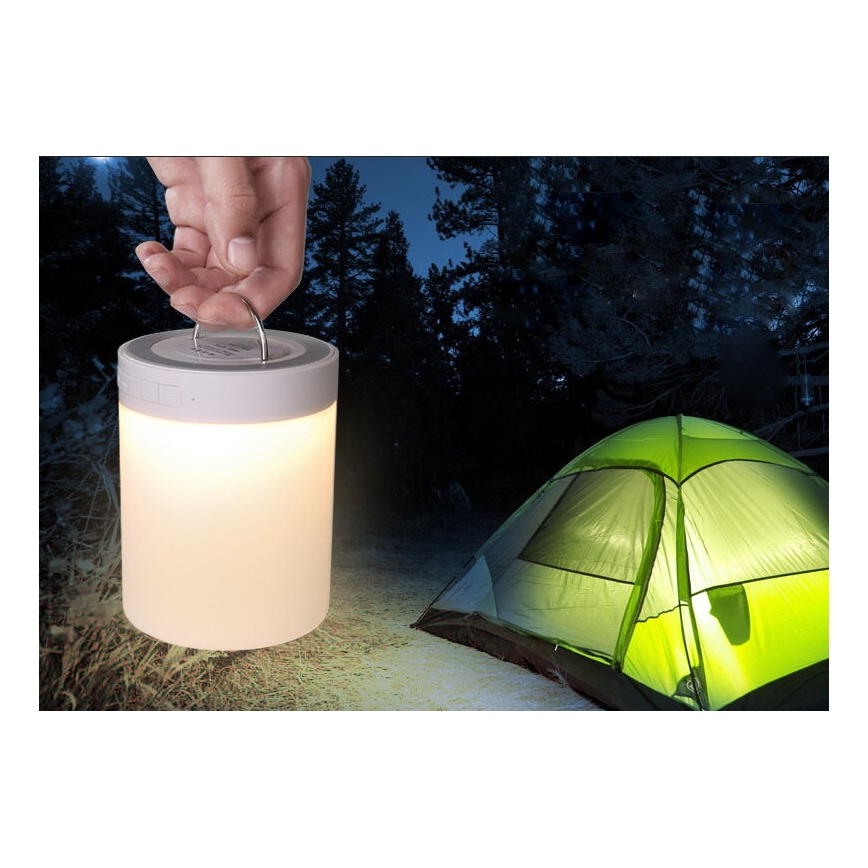 LED RGB Pöytälamppu kaiuttimella LED/5V