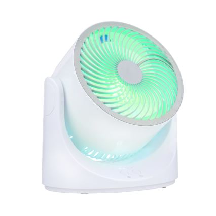 LED RGB pöytätuuletin usvavaikutuksella 5V