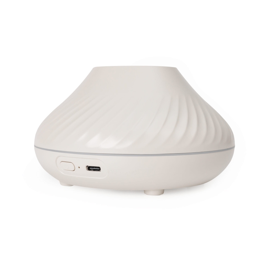 LED RGB Tuoksudiffuuseri liekki jäljitelmällä LED/6,5W/5V 130ml valkoinen