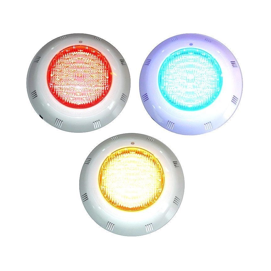 LED RGB Uima-allasvalo LED/45W/12V IP68 + kauko-ohjaus