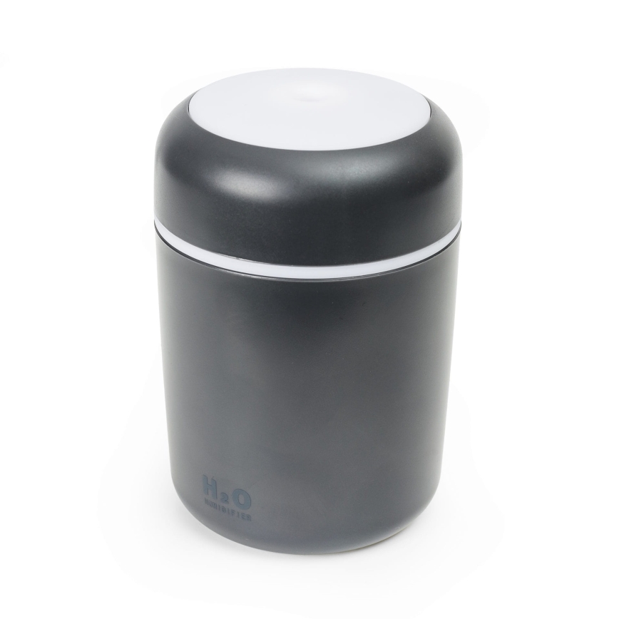 LED RGB Ultraäänihajotin ja ilmankostutin LED/2W 300ml musta