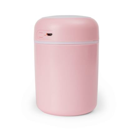 LED RGB Ultraäänihajotin ja ilmankostutin LED/2W 300ml vaaleanpunainen