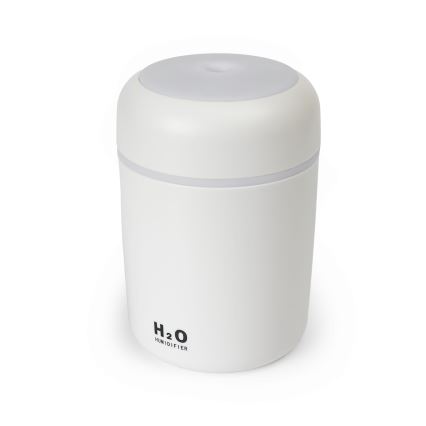 LED RGB Ultraäänihajotin ja ilmankostutin LED/2W 300ml valkoinen