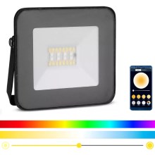 LED RGB Valonheitin LED/20W/230V IP65 musta