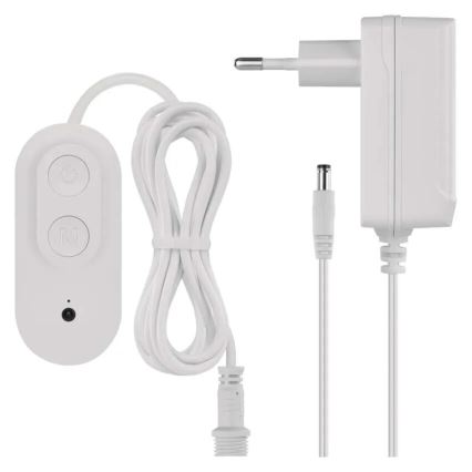 LED RGBIC+CCT Koristeketju kohdevaloilla GoSmart 12xLED/7W/230V 255 cm Wi-Fi Tuya