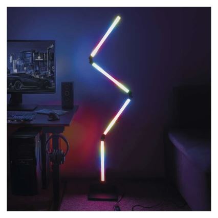 LED RGBIC Himmennettävä lattiavalaisin GoSmart LED/20W/230V 2700K Wi-Fi Tuya