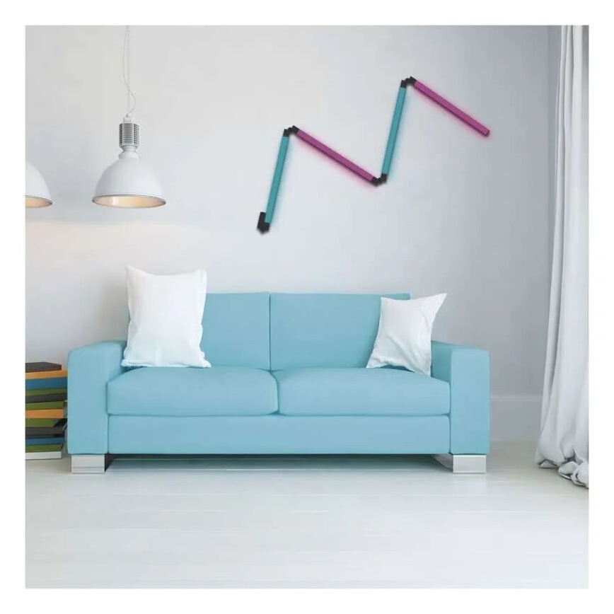 LED RGBIC Himmennettävä lattiavalaisin GoSmart LED/20W/230V 2700K Wi-Fi Tuya