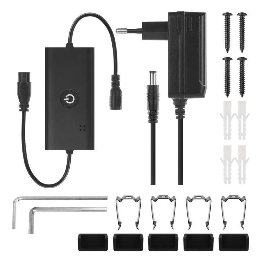 LED RGBIC Himmennettävä lattiavalaisin GoSmart LED/20W/230V 2700K Wi-Fi Tuya