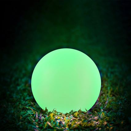 LED RGBW Aurinkolamppu BALL LED/3,2V 500 mAh halkaisija 20 cm IP65 + kauko-ohjaus