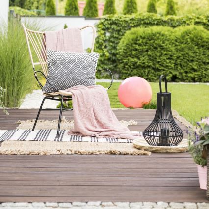 LED RGBW aurinkokennovalo BALL LED/3,7V 1500 mAh halkaisija 40 cm IP65 + kaukosäädin