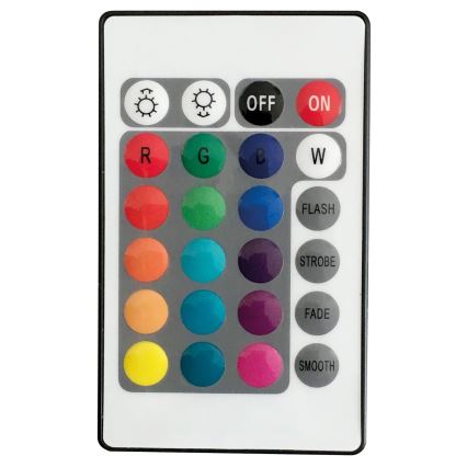 LED RGBW aurinkokennovalo BALL LED/3,7V 1500 mAh halkaisija 40 cm IP65 + kaukosäädin