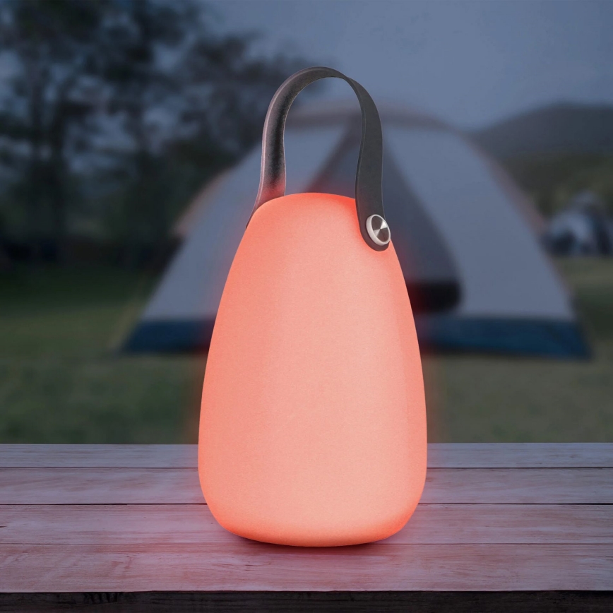 LED RGBW Aurinkovalo CANARIA LED/2W/1,2V 400 mAh IP44 valkoinen