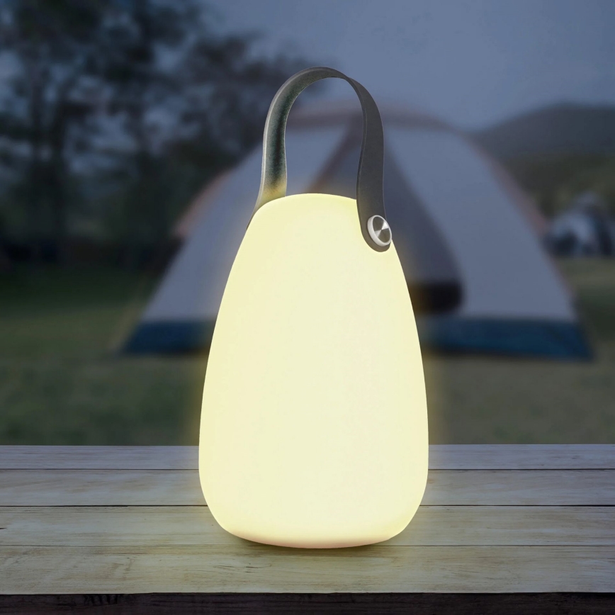 LED RGBW Aurinkovalo CANARIA LED/2W/1,2V 400 mAh IP44 valkoinen