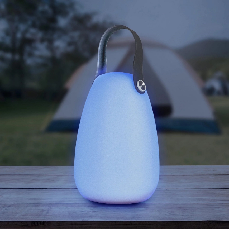 LED RGBW Aurinkovalo CANARIA LED/2W/1,2V 400 mAh IP44 valkoinen