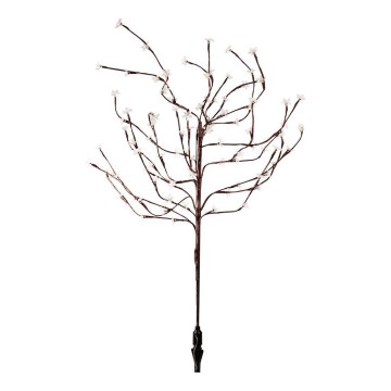 LED RGBW Aurinkovalo TREE LED/0,1W/1,2V 600 mAh IP44 ruskea