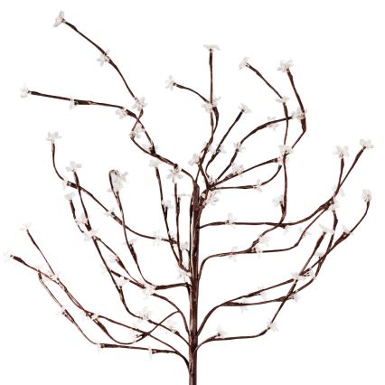 LED RGBW Aurinkovalo TREE LED/0,1W/1,2V 600 mAh IP44 ruskea