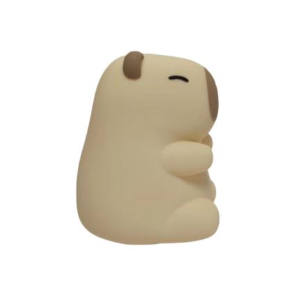 LED RGBW himmennettävä ladattava kosketusohjattu lasten yövalo KAPYBARA LED/0,45W/5V 800 mAh